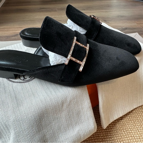 Authentic HERMES beauty mule SIZE 38 with box and dust bag - Picture 5 of 7